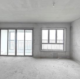 华发水岸花园 4室2厅144.96m²毛坯南北通厅出阳台高楼层