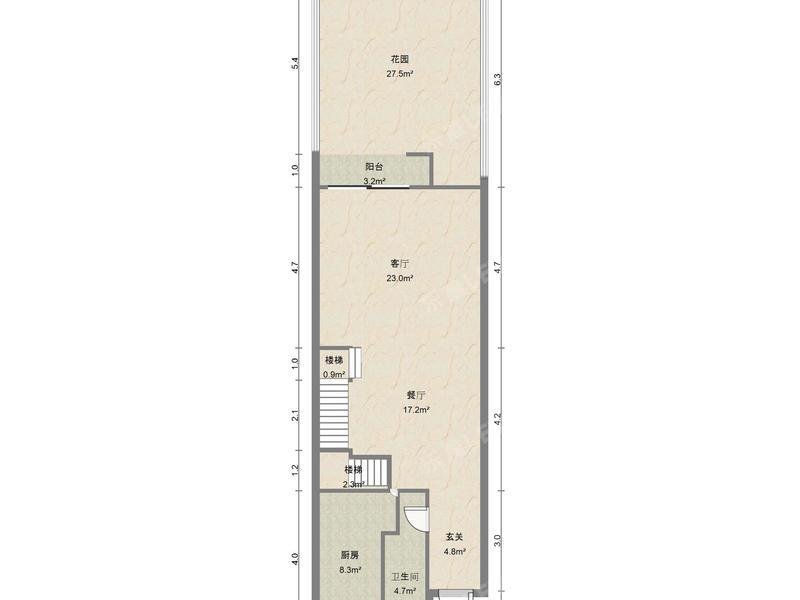 中山云山雅墅二、三期户型照片_云山雅墅二、三期 3室2厅180m²整租