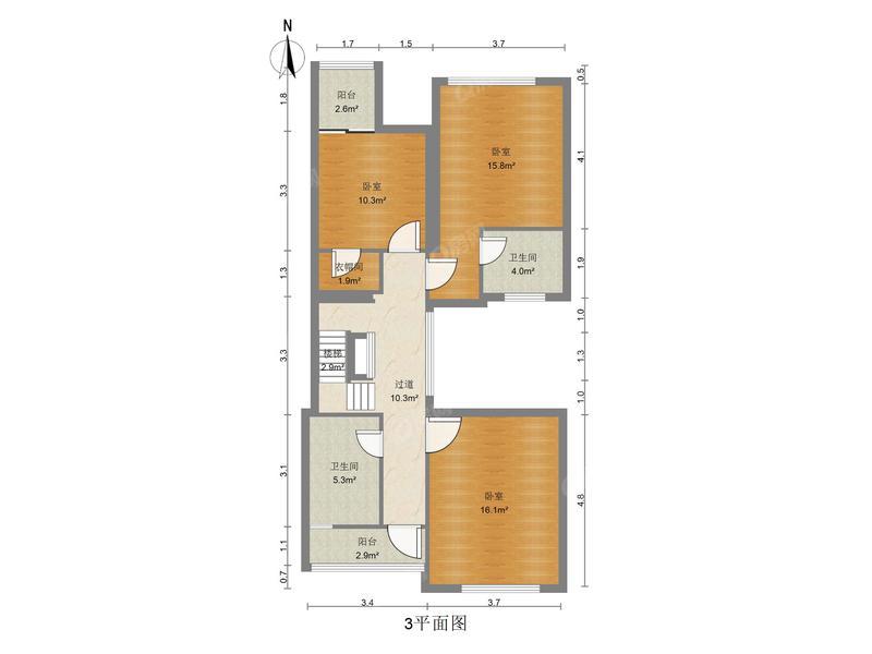 中山佳境康城臻盛园户型照片_佳境康城臻盛园 5室2厅312m²毛坯