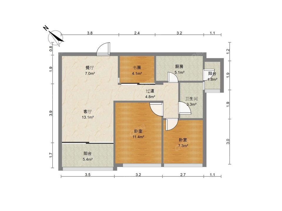 建业大厦 新上 居家精装 拎包入住 看房方便 产权税少