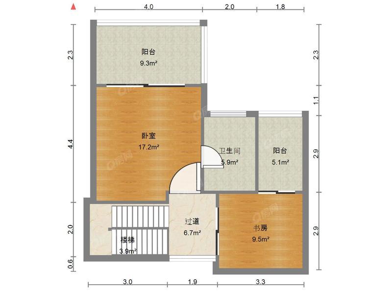 中山凯茵又一城户型照片_凯茵又一城 4室2厅238m²毛坯