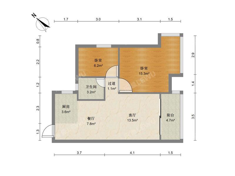 深圳布吉中心花园户型照片_布吉中心花园 首付45万 精装两房 高楼层 满5年 业主急卖