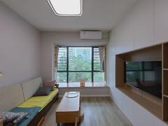恒立听海花园 花园社区,户型方正,精装两房,家电全齐